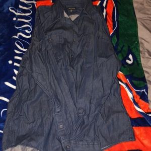 Men’s Denim Button Down